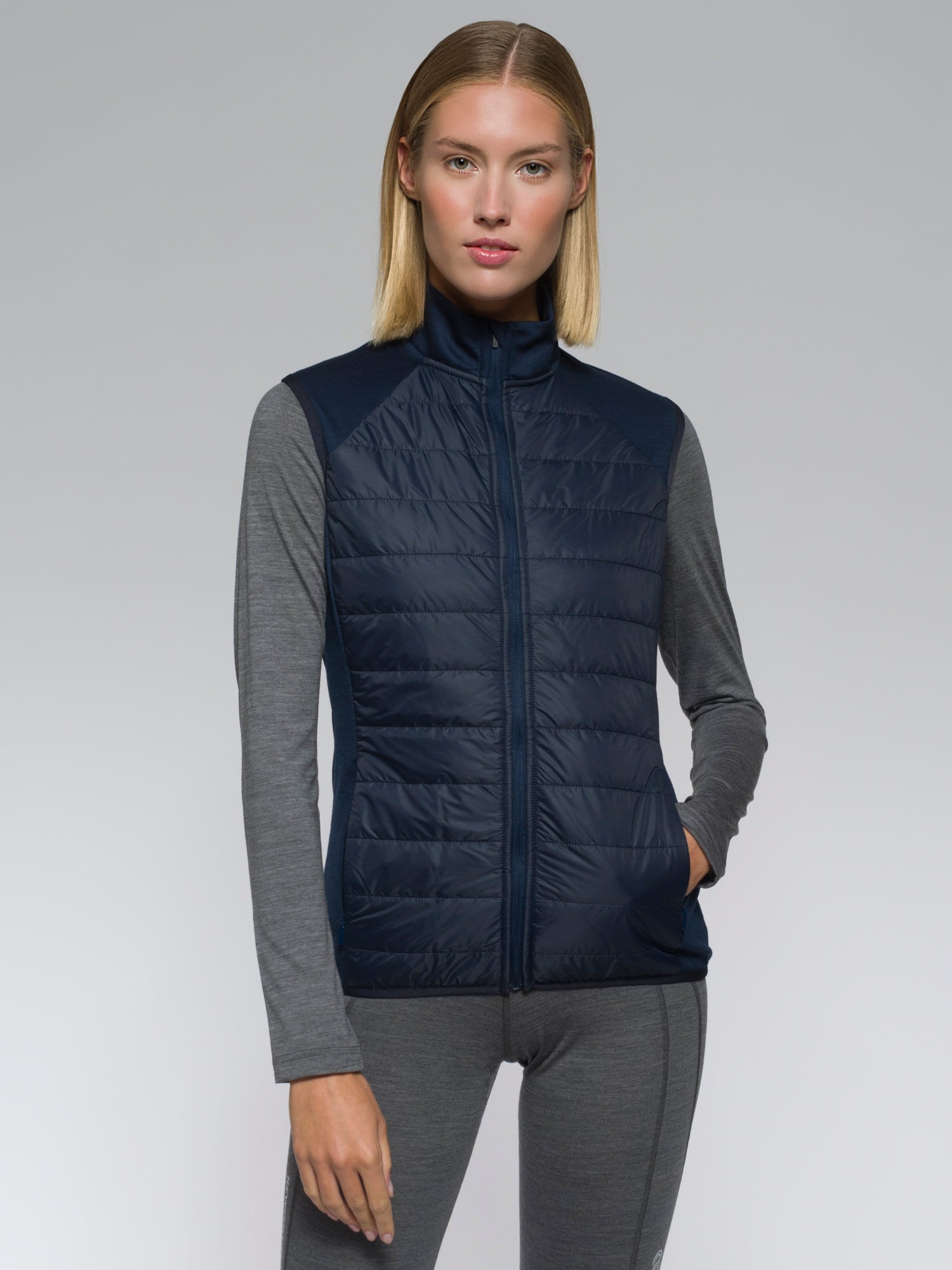 Iris Quilted Vest W