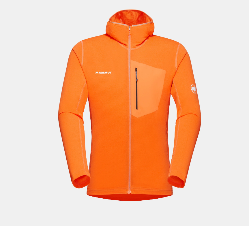 tangerine Aenergy Light ML Hooded Jkt M