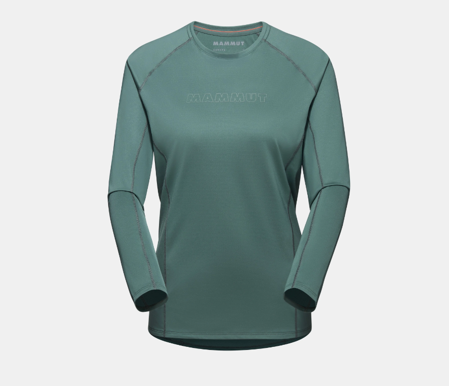 dark jade Selun FL Longsleeve Logo W