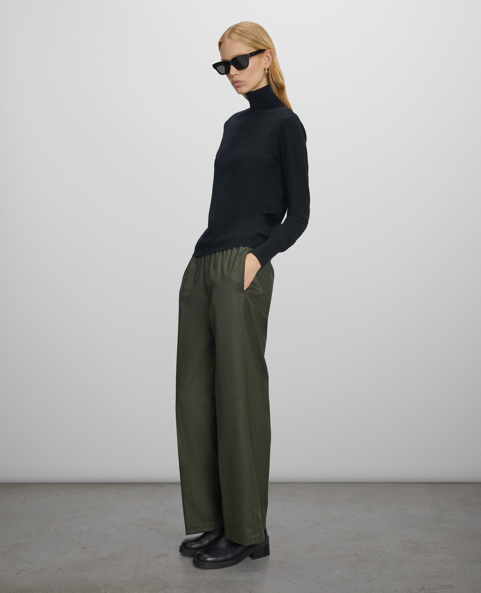 Merino Wool Turtleneck Jumper