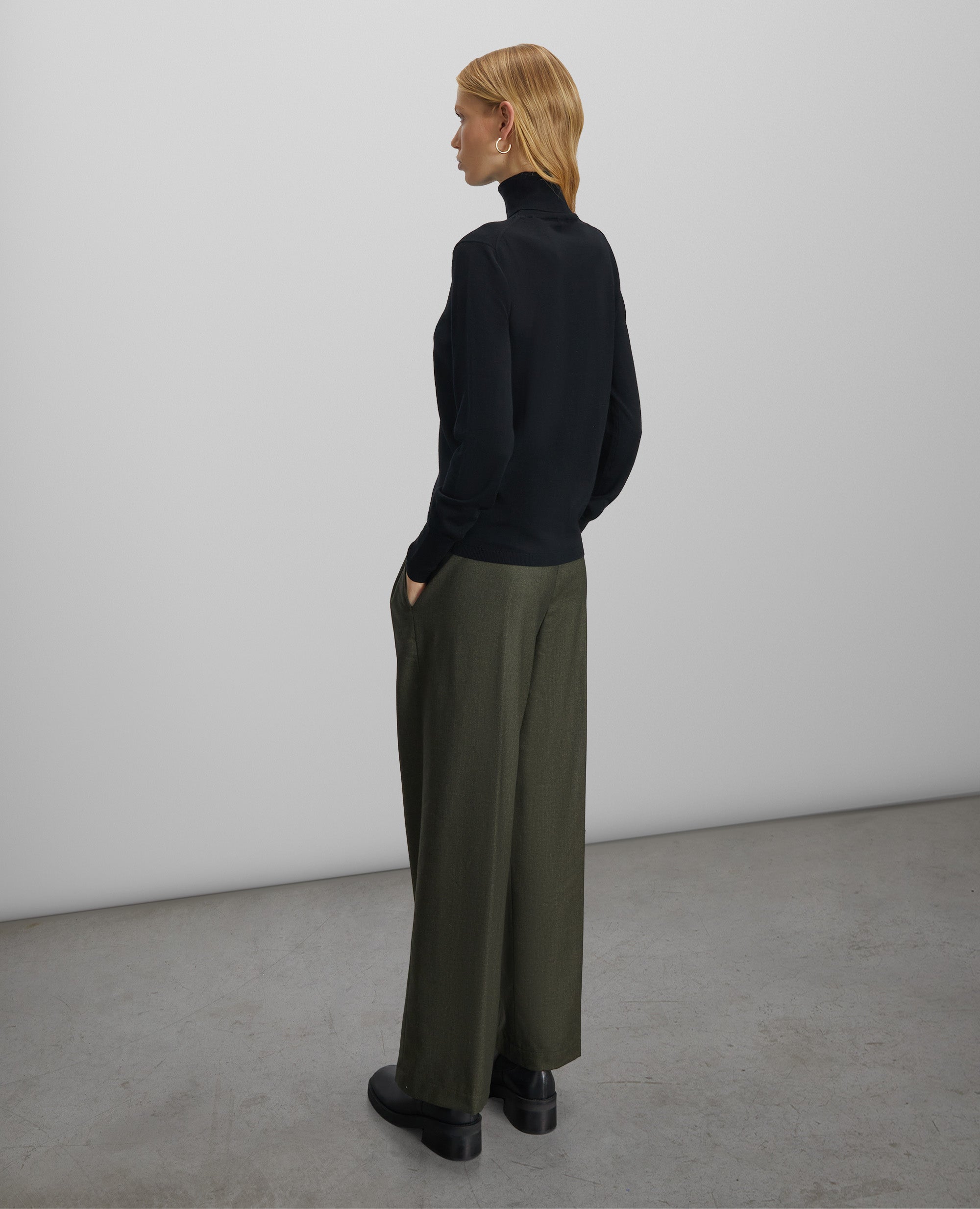 Merino Wool Turtleneck Jumper
