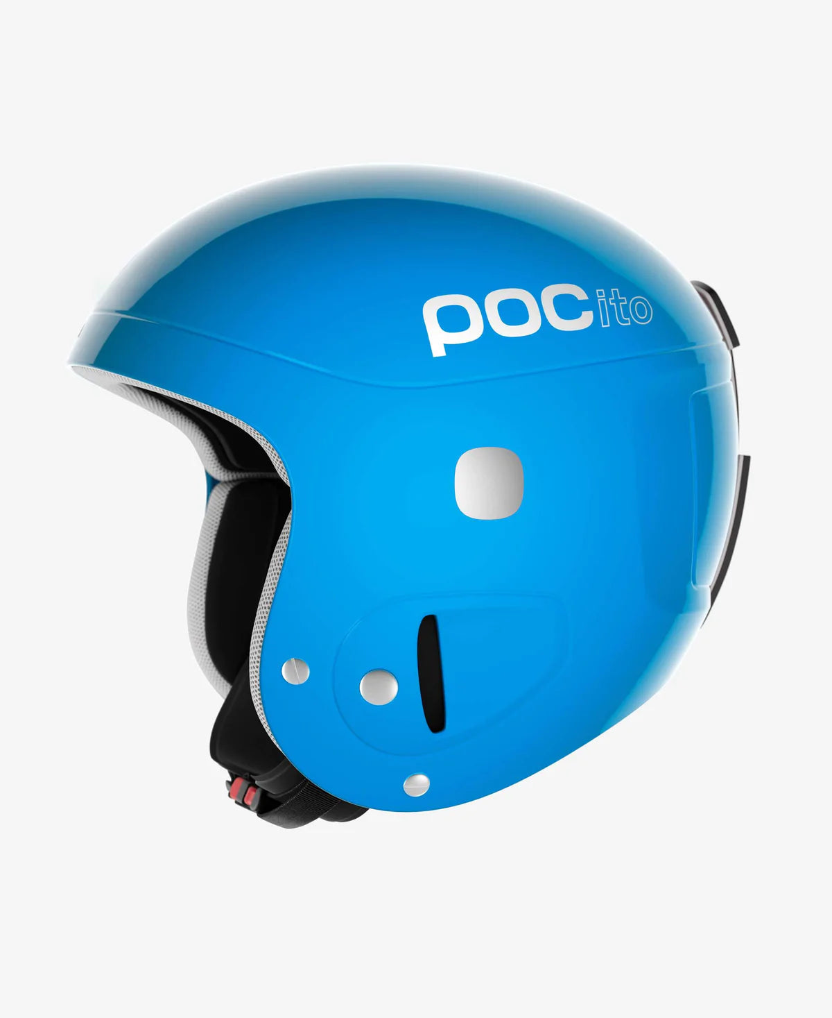 fluorescent blue POCito Skull Ski Helmet Kids | BOTËGHES LAGAZOI