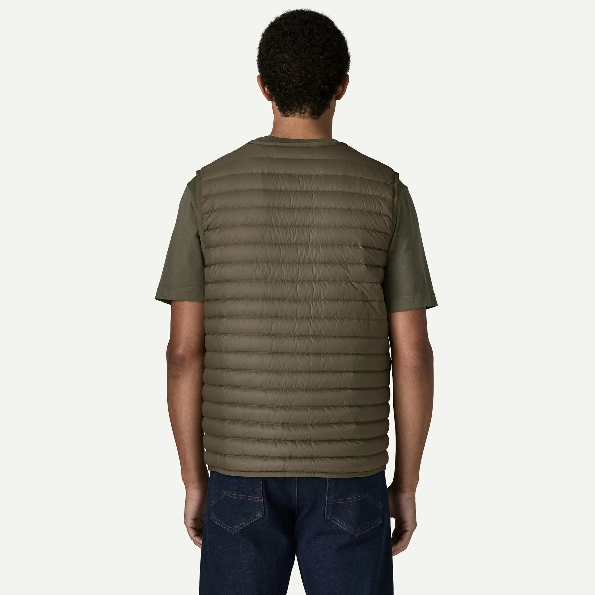 Lightweight Down Sweater Vest Man
