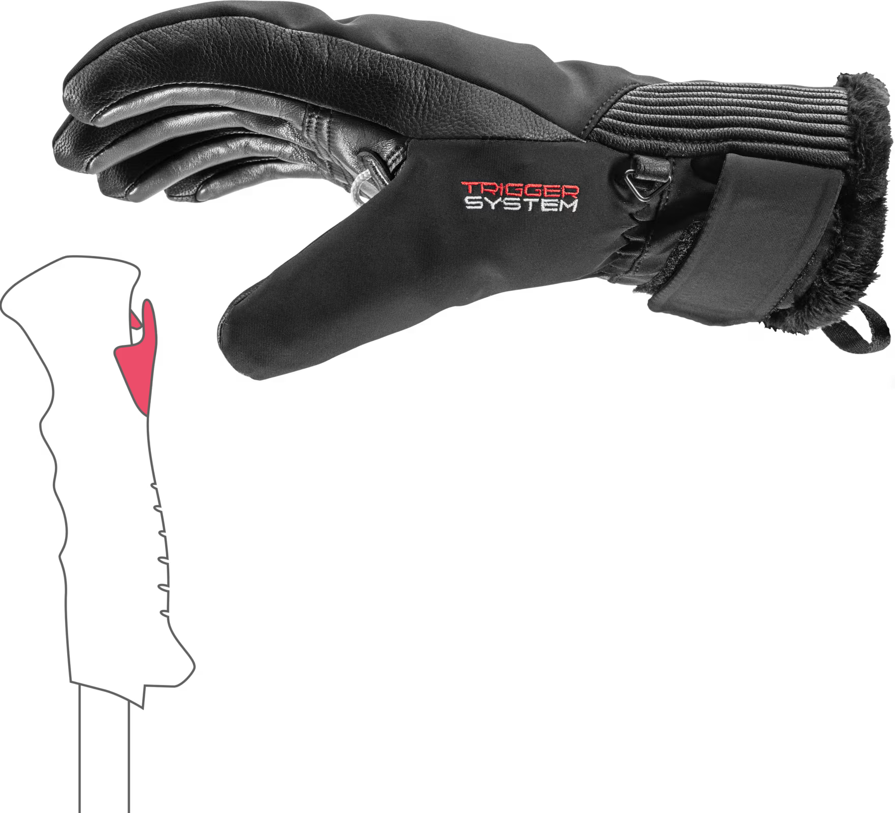 HS Vallarta 3D Ski Gloves Women