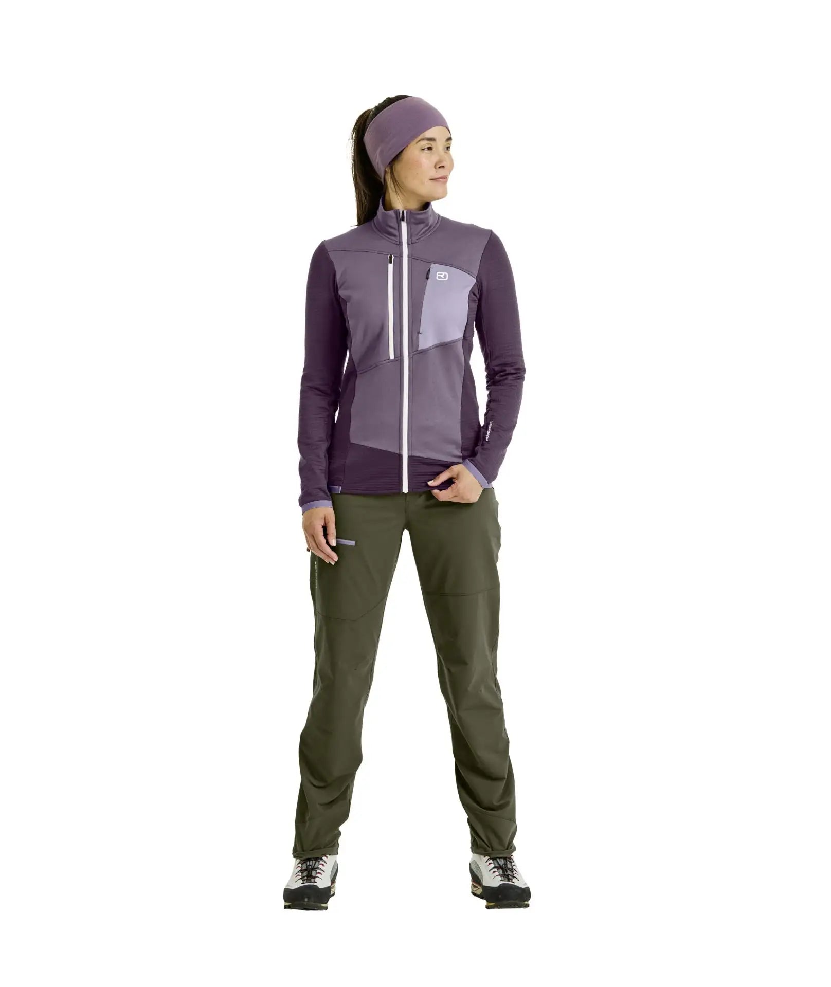 Fleece Grid Jacket Wmn