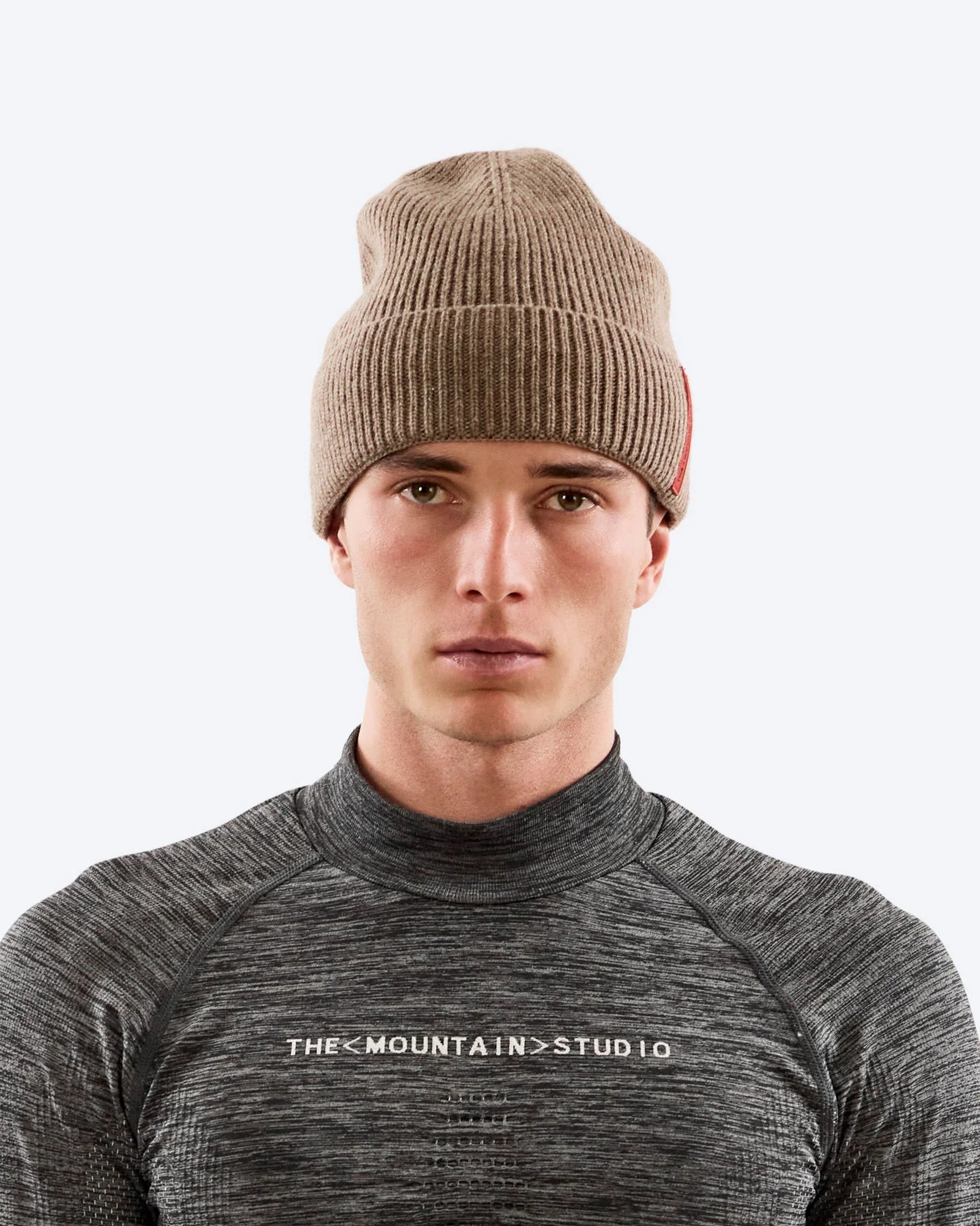 Cashmere Mix Rib Beanie