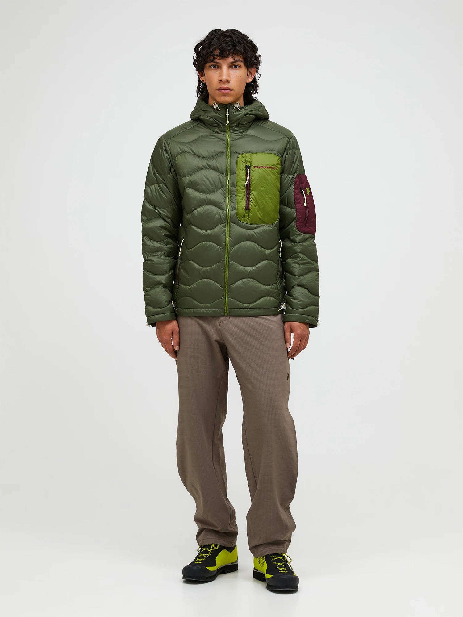Helium Utility Down Hood Jacket Man