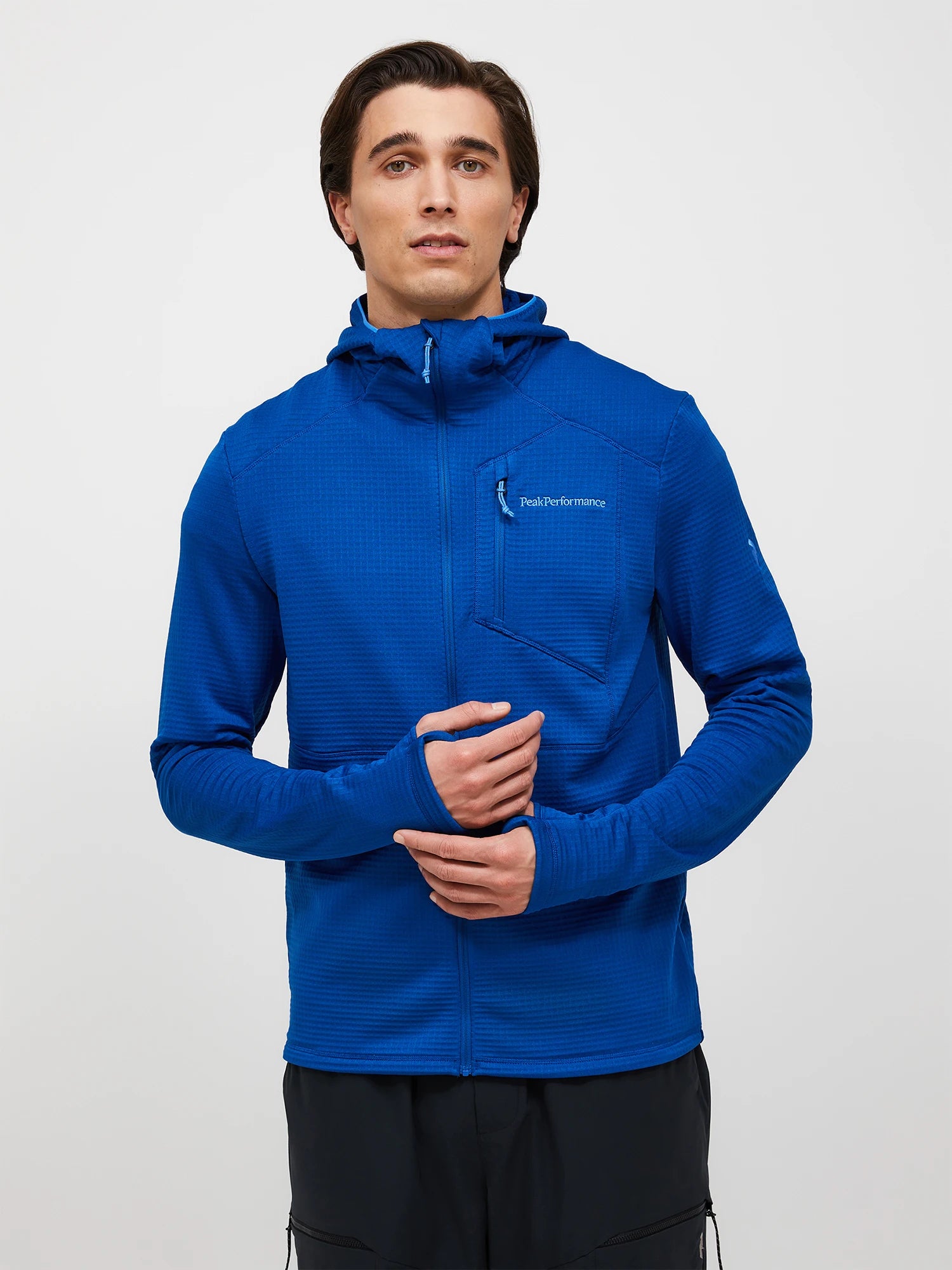 Trail Polartec Zip Hood Man