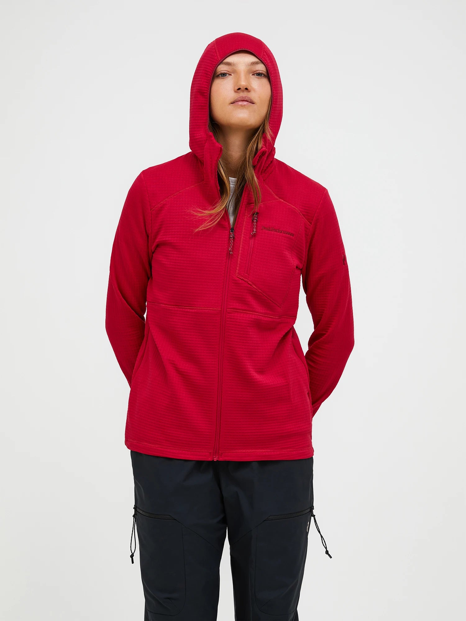 Trail Polartec Zip Hood Wmn