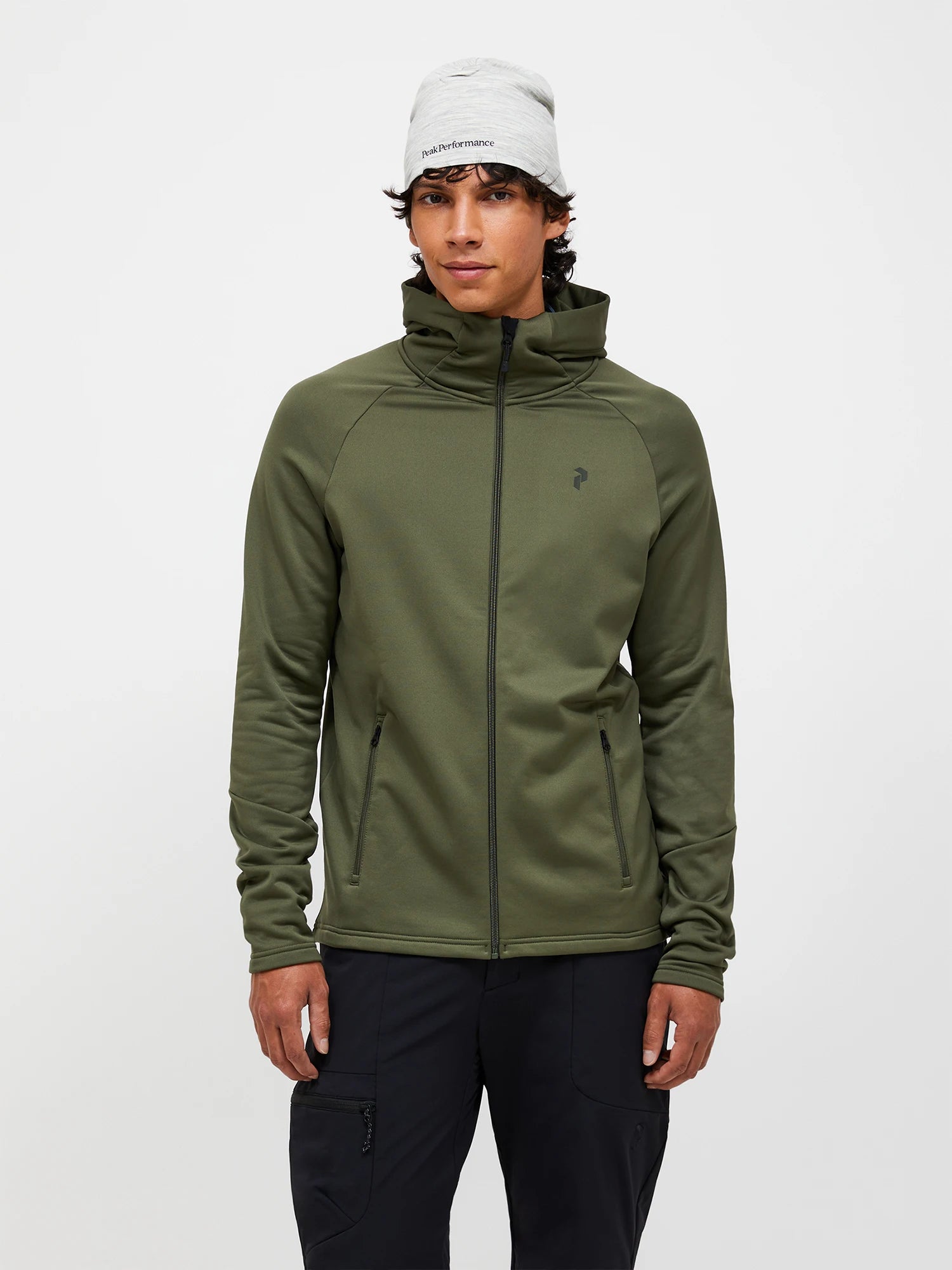 Rider Essentials Midlayer Zip Hood Man