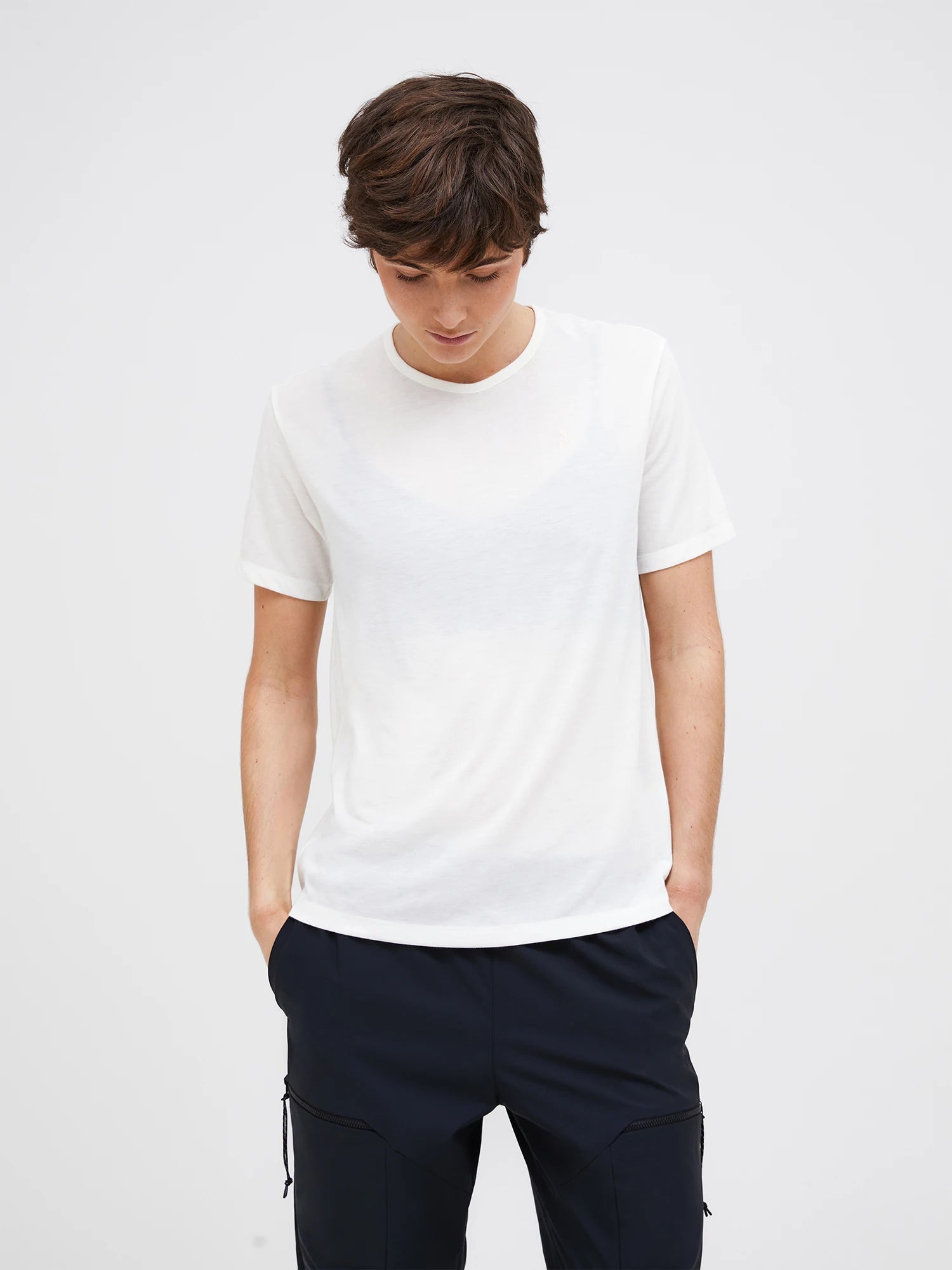 Wool-blend Shortsleeve Wmn