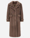 Coat In Melange Faux-Fur Wmn