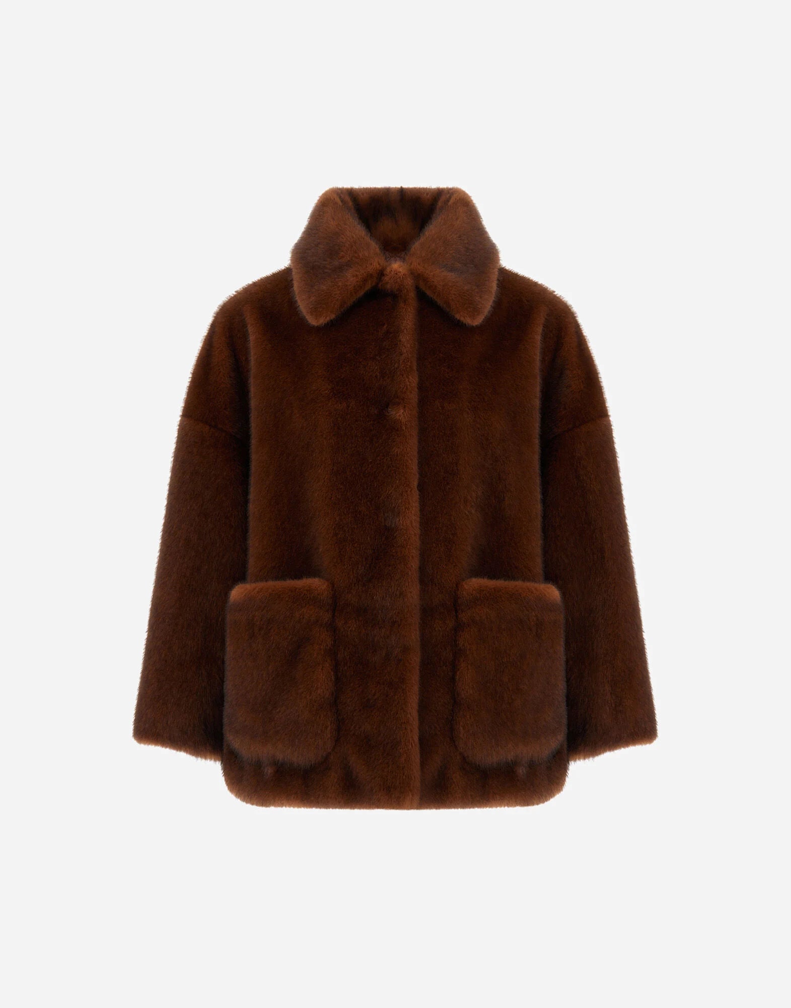 Short Coat Faux Fur Wmn