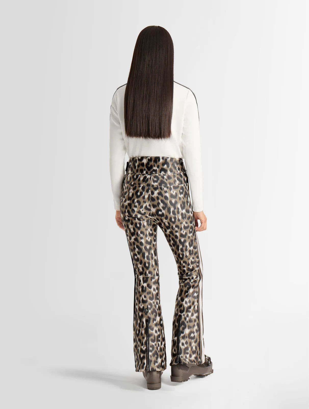 Elancia Leopard Fuseau Ski Pants W