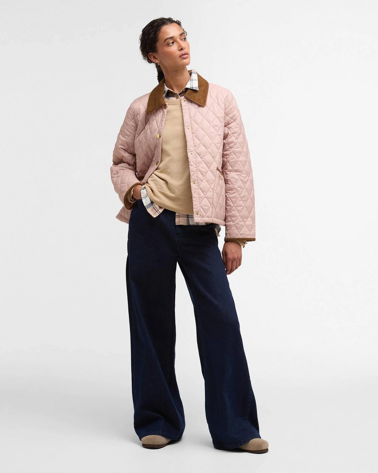 Icons Cropped Liddesdale Quilt Jacket Wmn