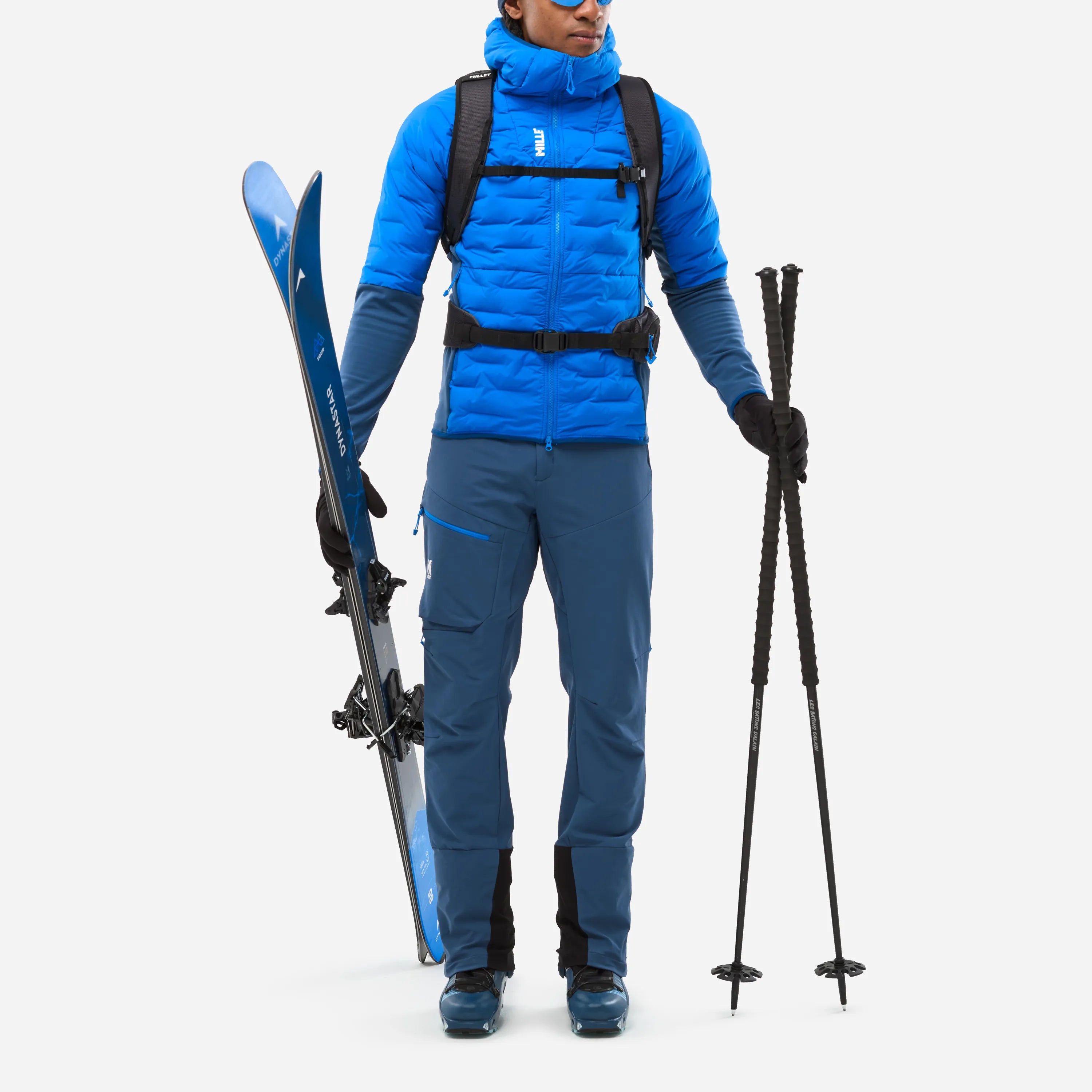 White Hybrid Downjacket M