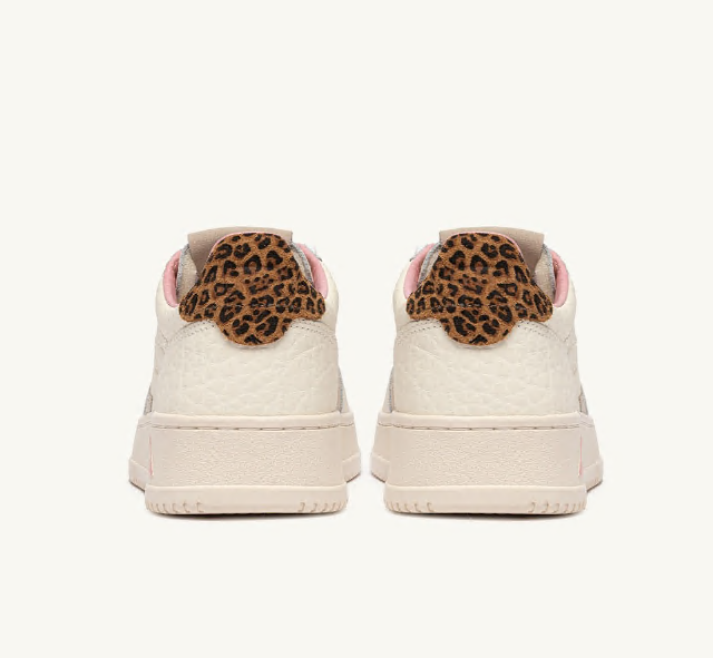 Medalist Low Sand and Leopard Leather Wmn