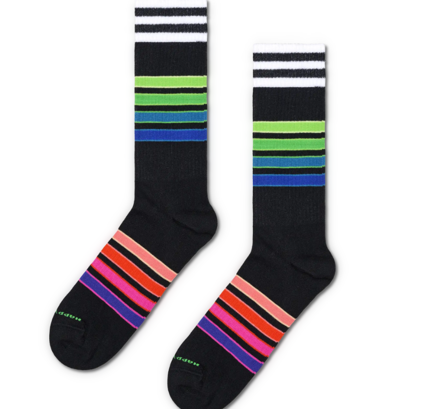 Street stripe sneaker sock M