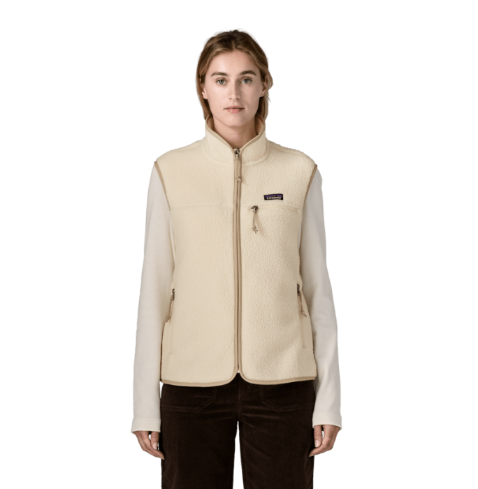 Retro Pile Fleece Vest Wmn