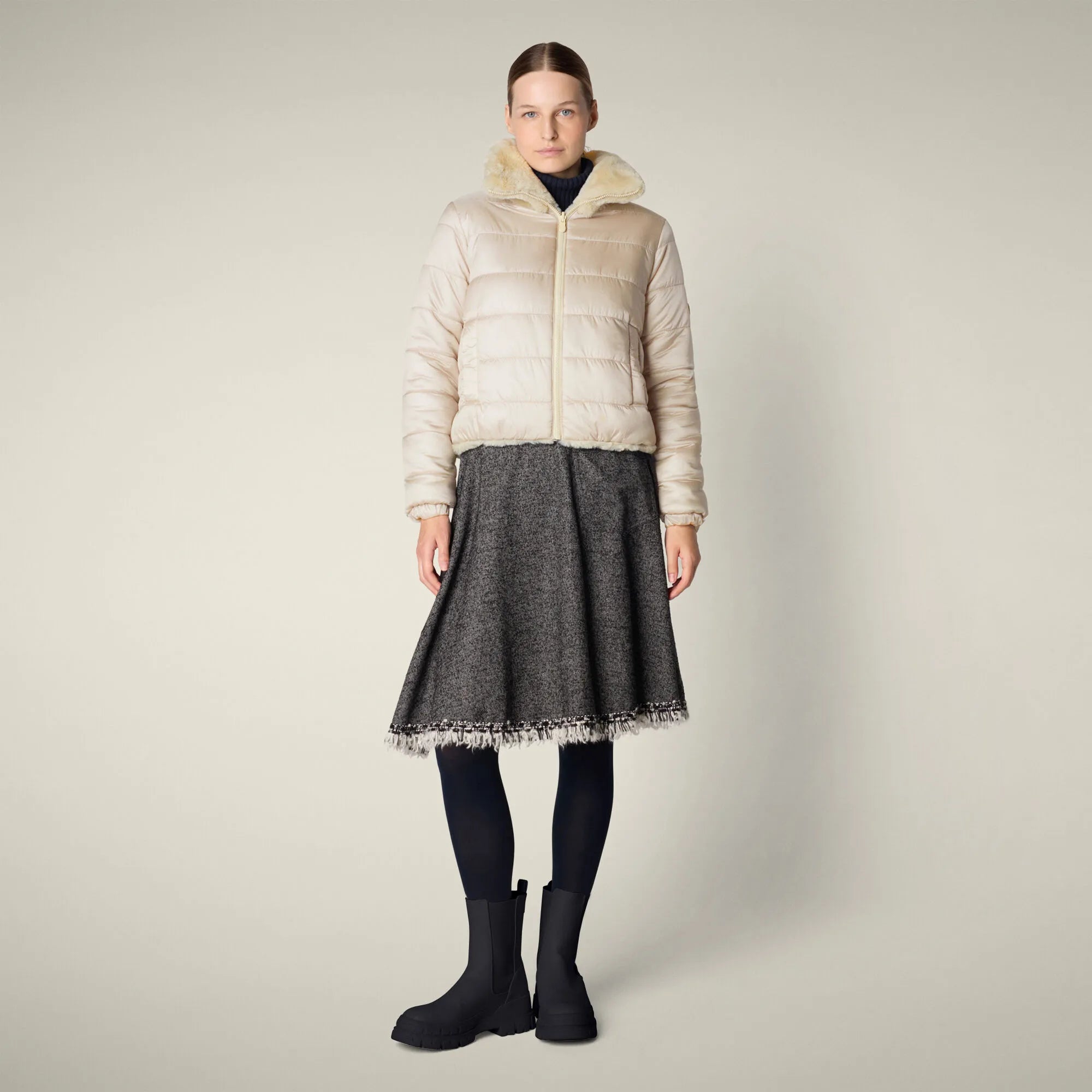 Jeon Reversible Faux Fur Jacket W