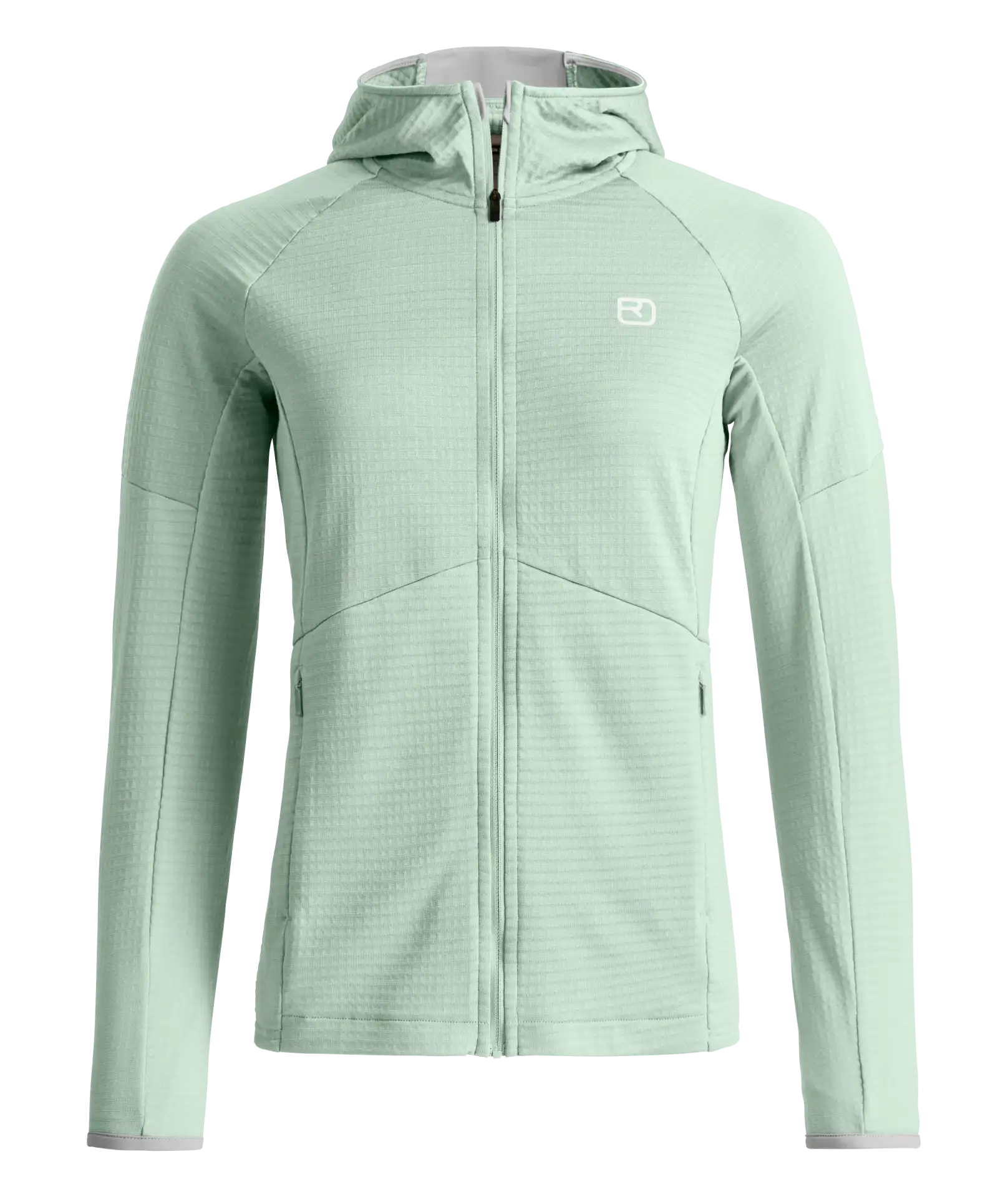 Fleece Light Grid Hoody Wmn