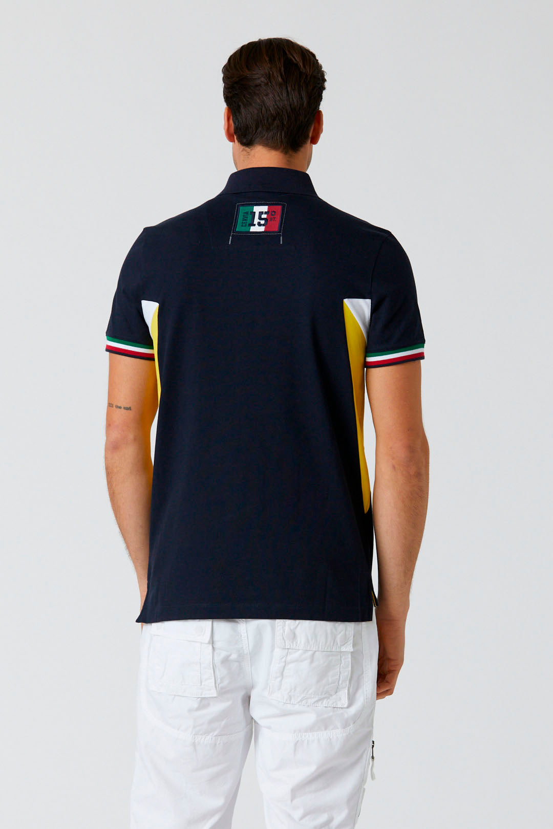 15th Wing Polo Tricolor Details