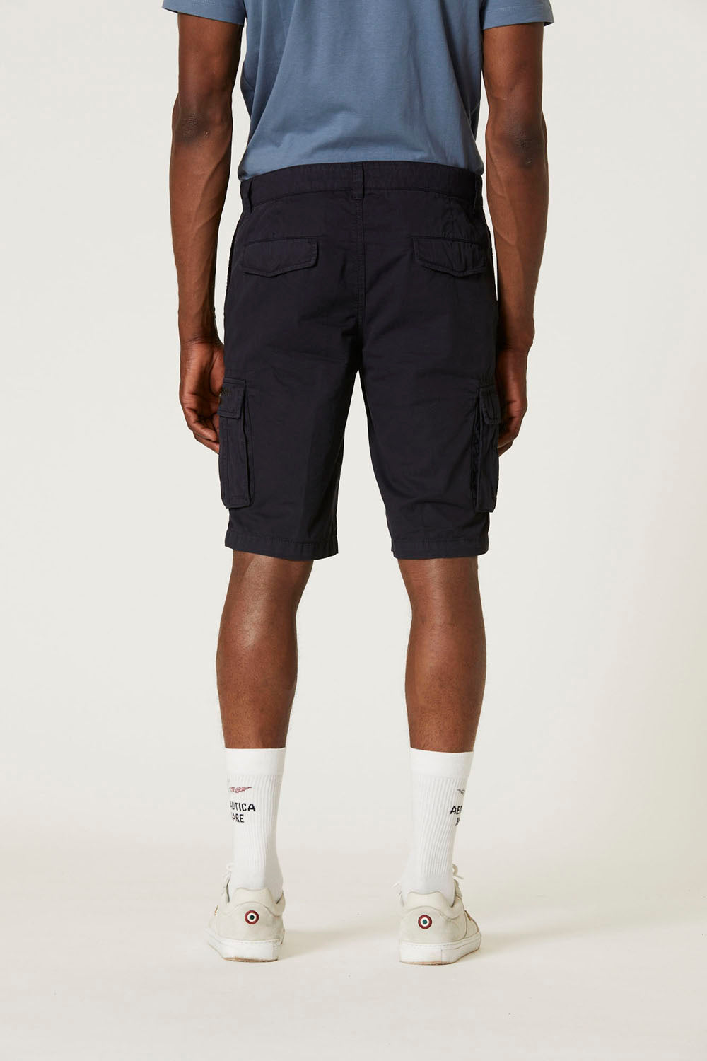 Cotton gabardine Bermuda shorts Men