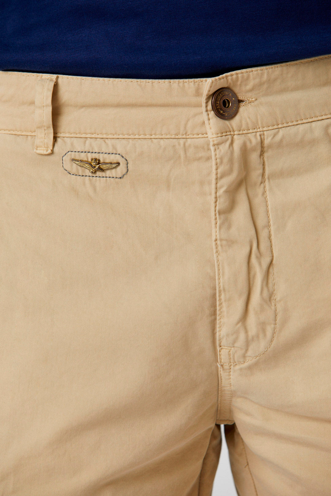 Cotton gabardine Bermuda shorts Men