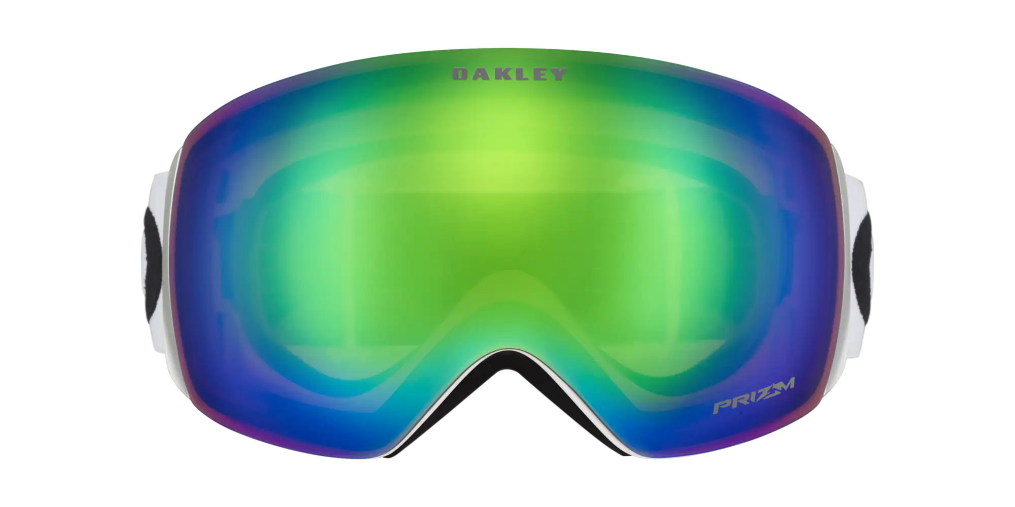 Flight Deck L Goggle - Matte White - Prizm Snow Jade Iridium | BOTËGHES LAGAZOI