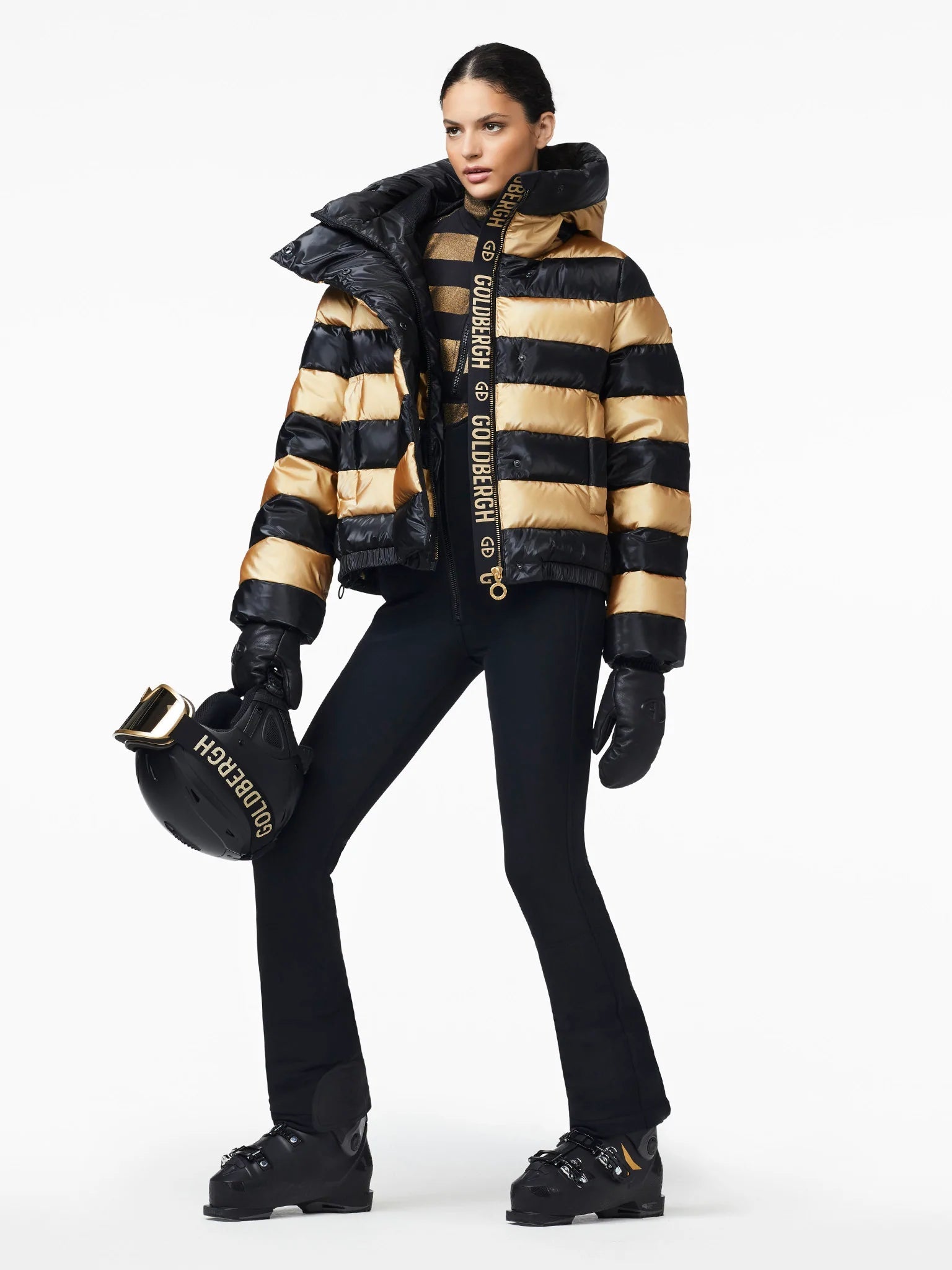 DAZZLE Jacket Gold/Black Women | BOTËGHES LAGAZOI