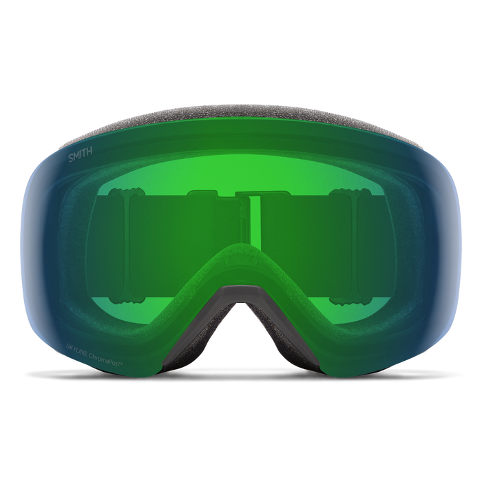 Skyline Goggle Black W ChromaPop Everyday Green Mirror Lens | BOTËGHES LAGAZOI