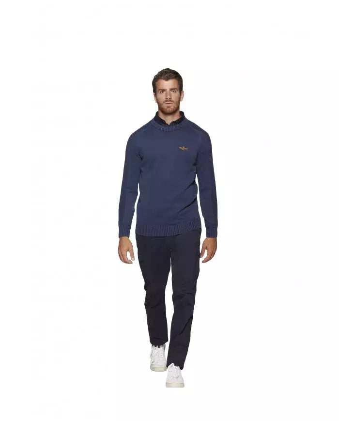 Cotton crewneck pullover